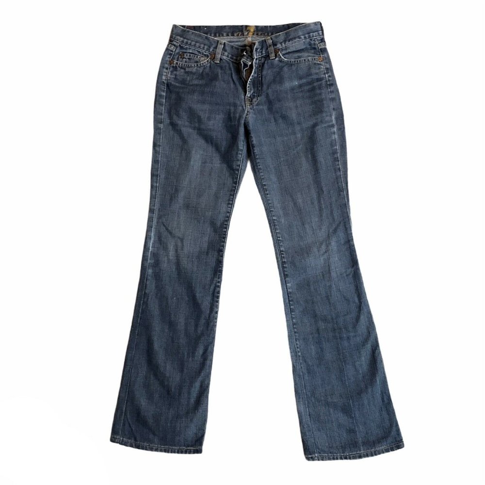 7 For All Man Kind Womens Flare Jeans 28 x 30